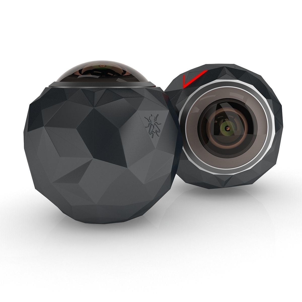360Fly Camera 360 Action Camera 3D model_1