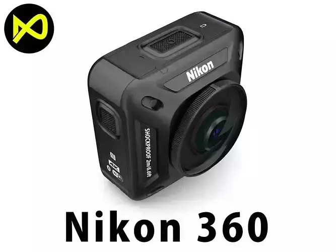 Nikon KeyMission 360 Camera 3D model