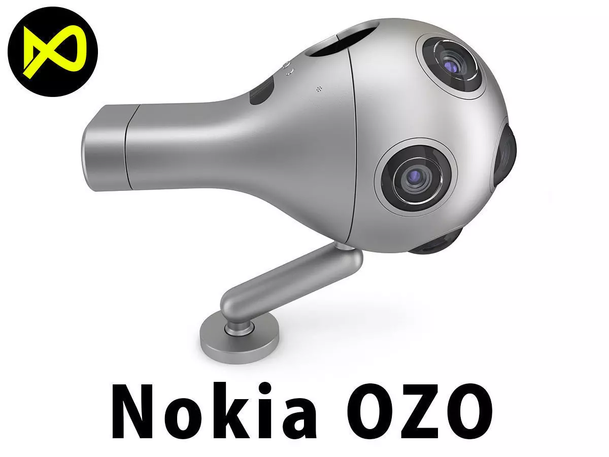 Nokia OZO Virtual Reality Camera 360 3D model