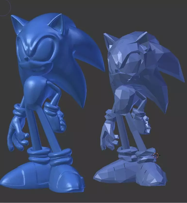 Sonic the Hedgehog Sculpt 21mb Free 3D print model_0