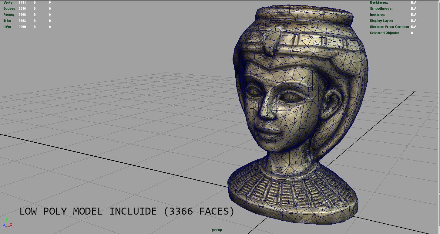 EGYPT COLLECTION PACK Low-poly 3D model_23