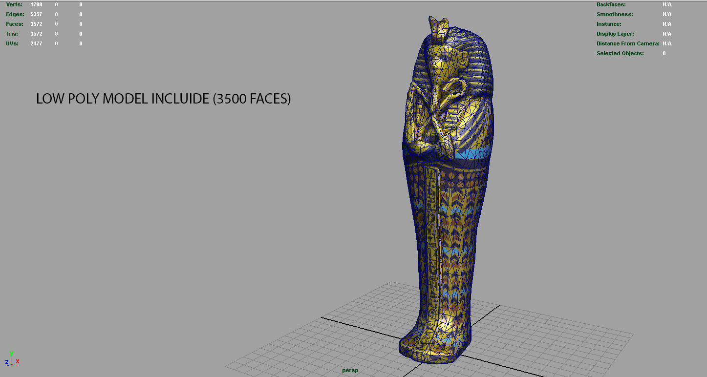 EGYPT COLLECTION PACK Low-poly 3D model_33