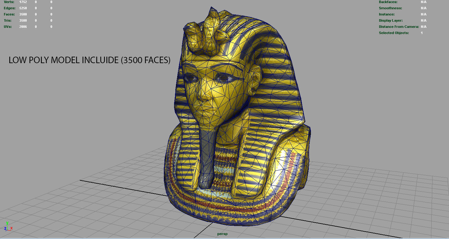 EGYPT COLLECTION PACK Low-poly 3D model_35