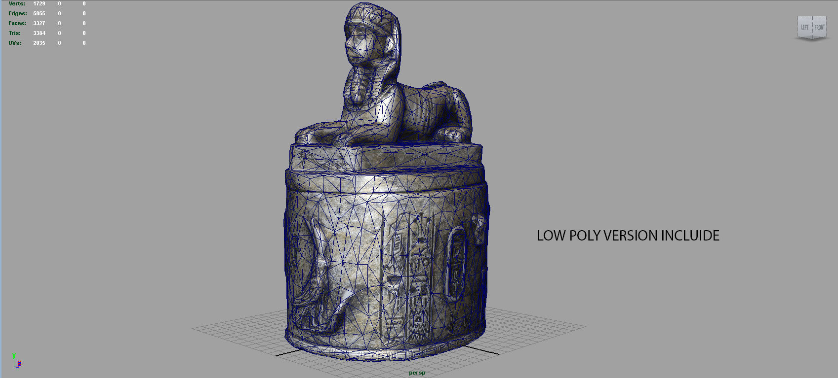 EGYPT COLLECTION PACK Low-poly 3D model_29