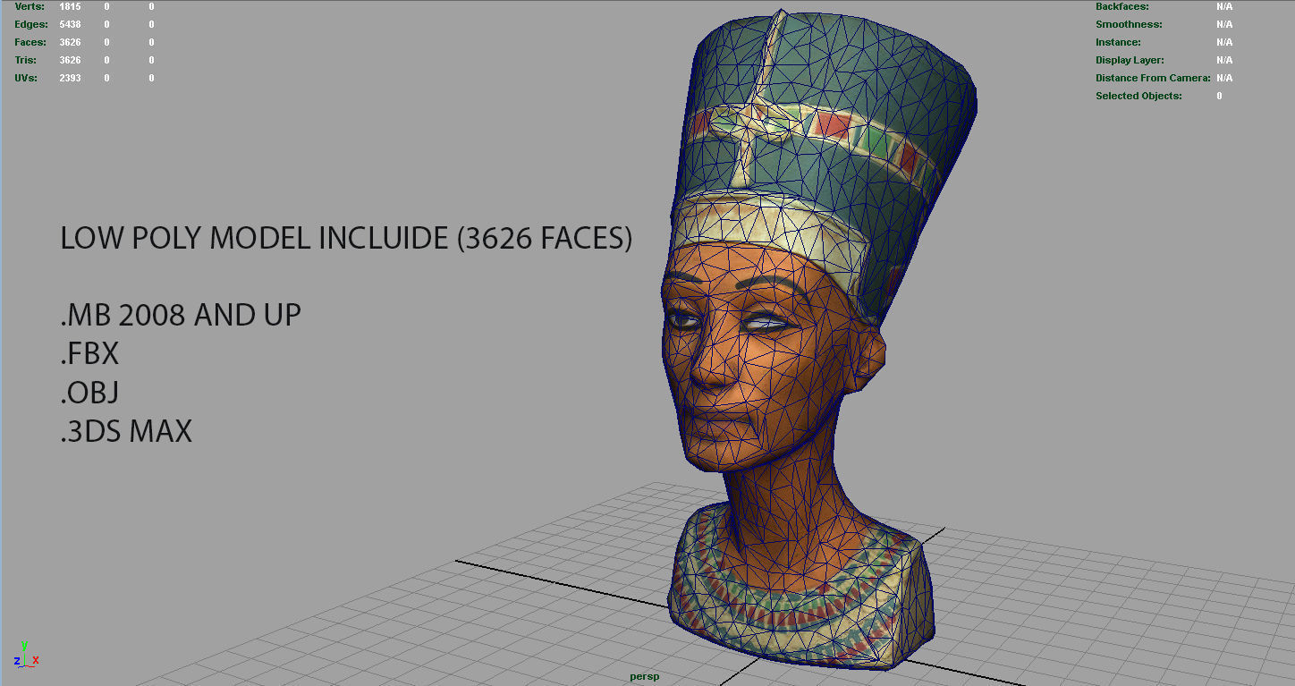 EGYPT COLLECTION PACK Low-poly 3D model_7
