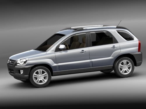 Kia Sportage 2005-2008 3D model_2
