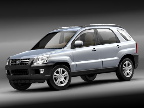Kia Sportage 2005-2008 3D model_1