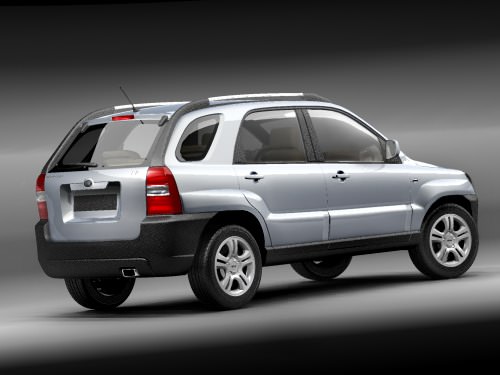 Kia Sportage 2005-2008 3D model_4