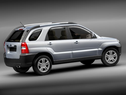 Kia Sportage 2005-2008 3D model_3