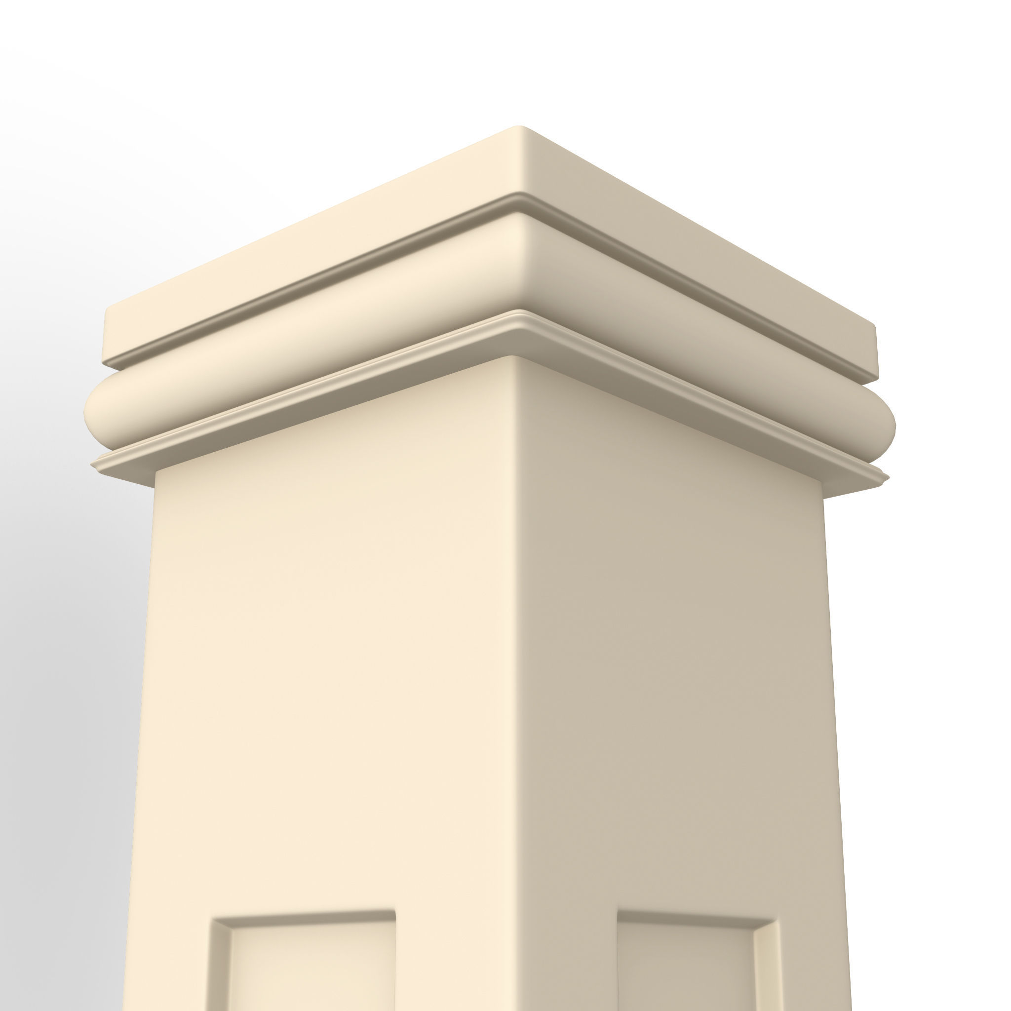 Furniture pillar 3D model_2