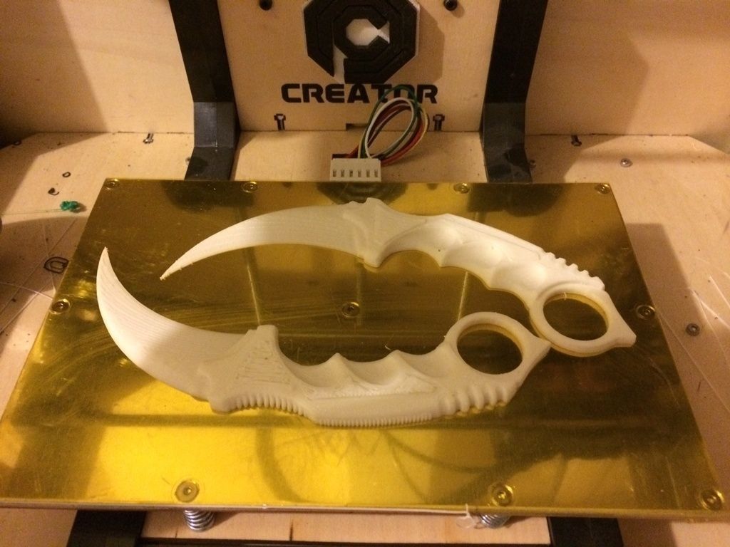 Karambit Fixed Free 3D print model_3