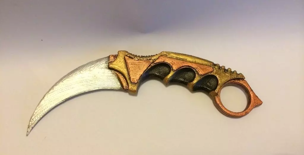 Karambit Fixed Free 3D print model_0