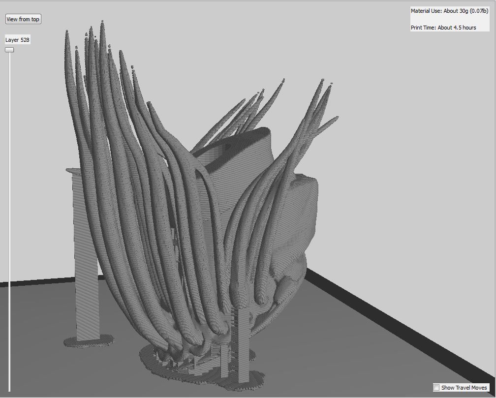 Predator Bust With Hair 35mb Free 3D print model_6