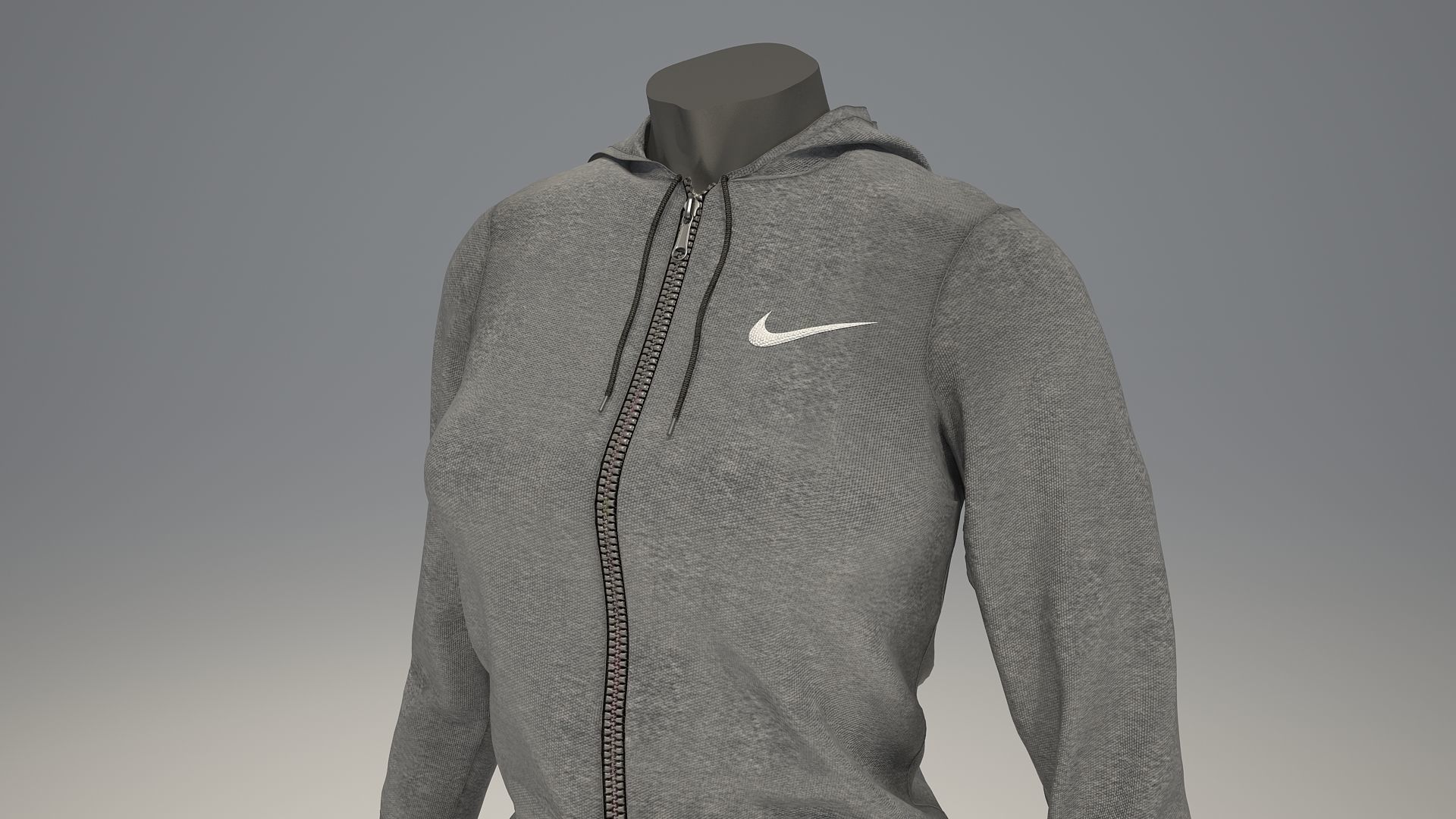 Woman mannequin Nike FULL PACK 3D model_11