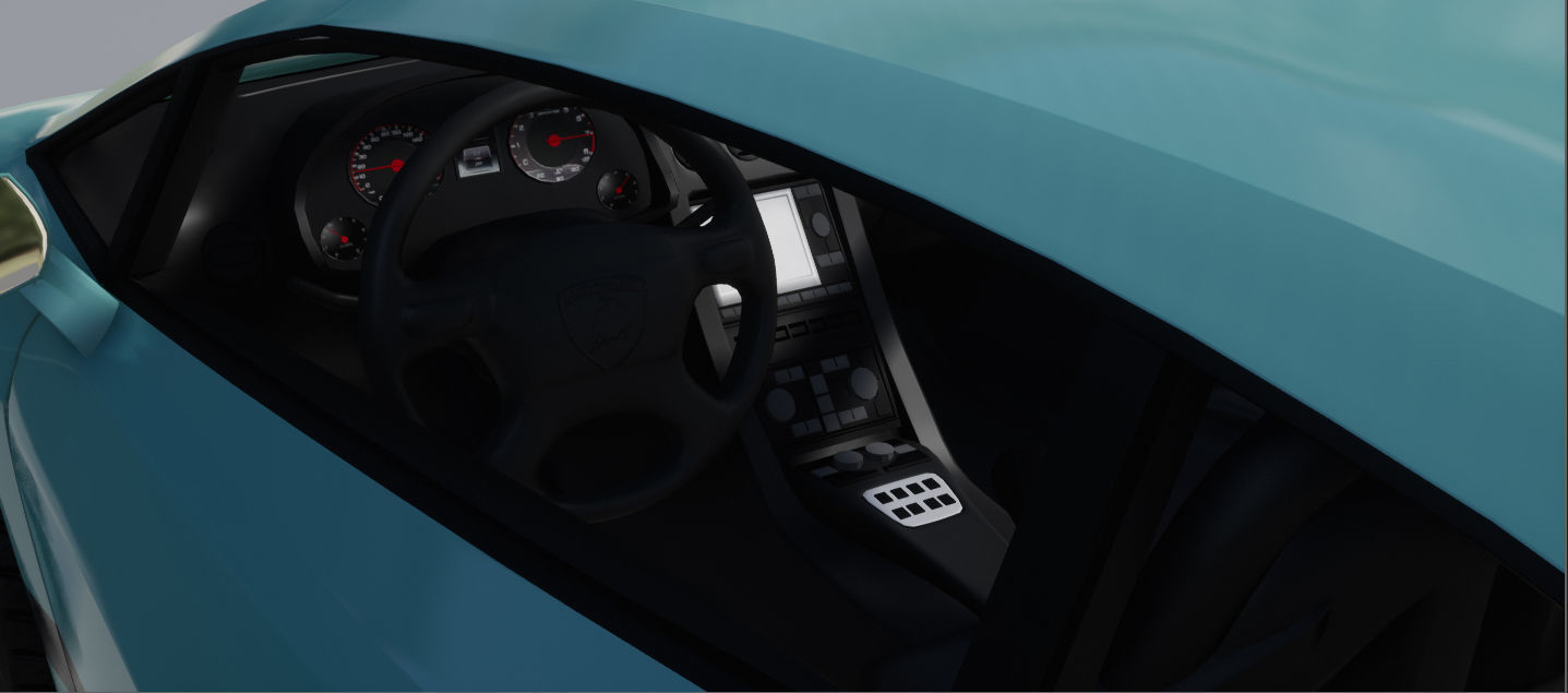 Advanced Race Car Pack 1 Unity Low-poly 3D model_8