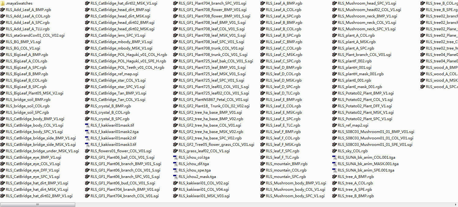 Cartoon forest Bridge Free 3D model_4