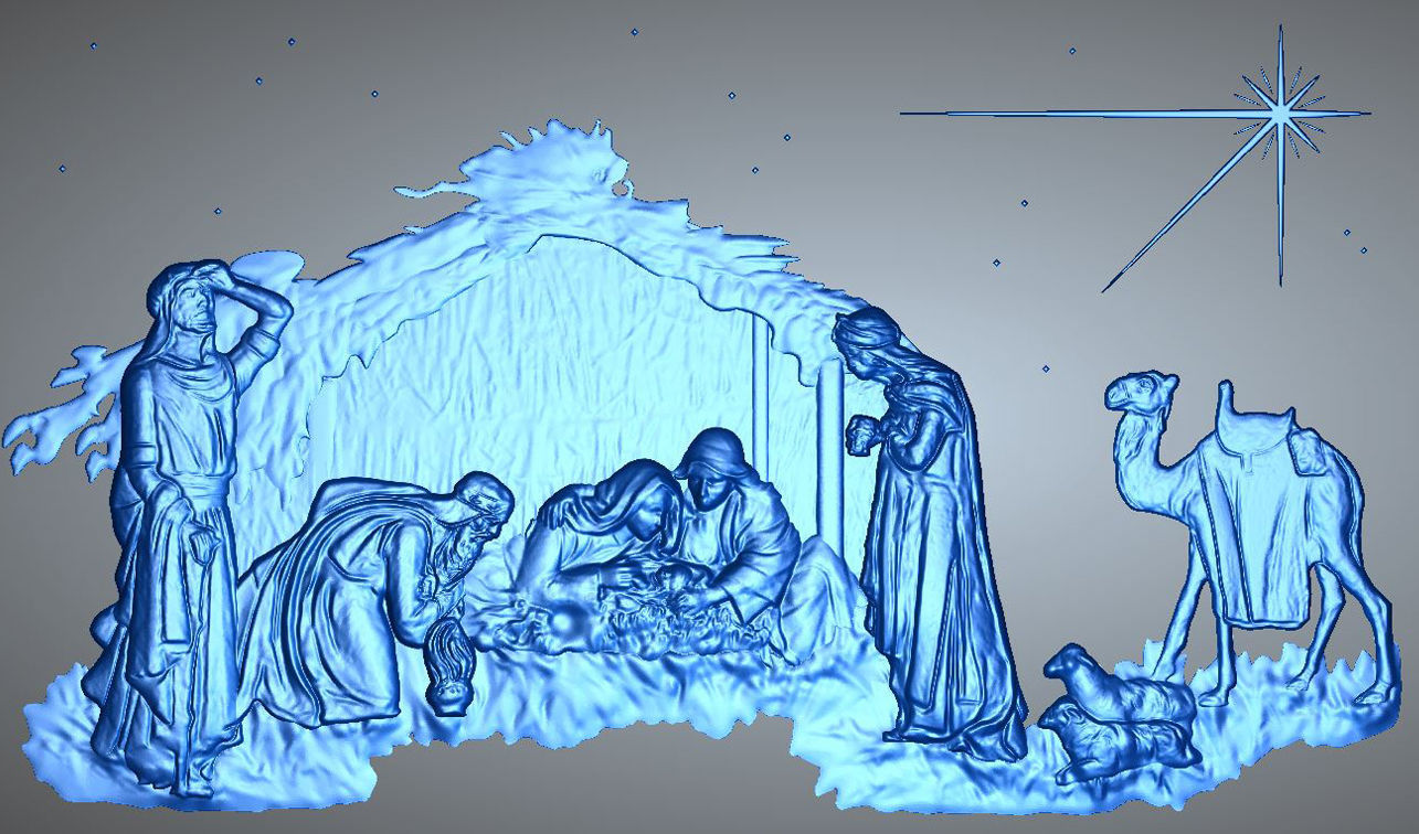 NATIVITY SCENE 3D print model_3