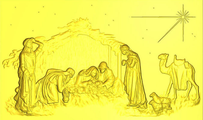 NATIVITY SCENE 3D print model