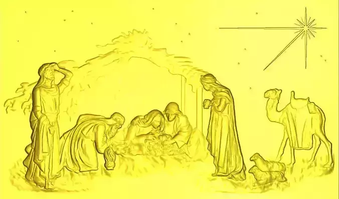 NATIVITY SCENE 3D print model NATIVITY SCENE 3D print model