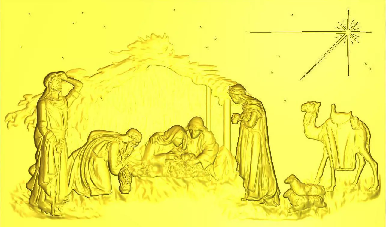 NATIVITY SCENE 3D print model_0