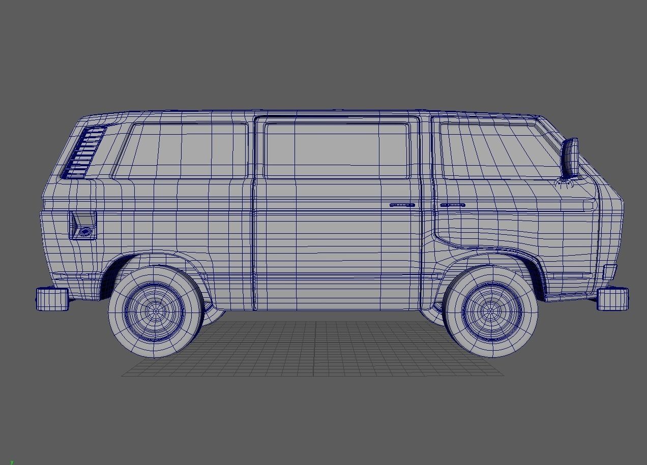 VW T3 Syncro - Offroad Car - Volkswagen Transporter 1990 3D model_2