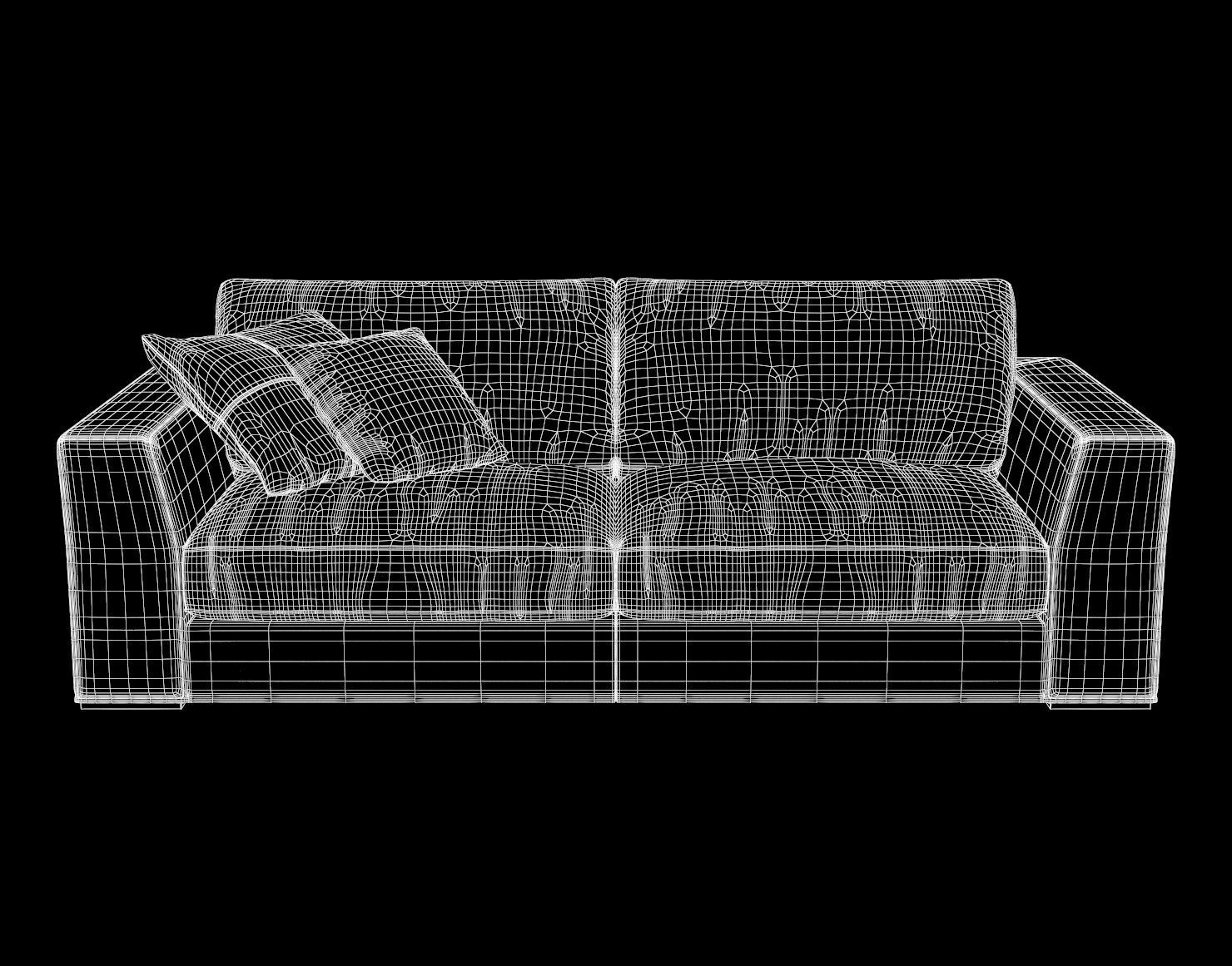 Longhi Alfred Sofa 3D model_4