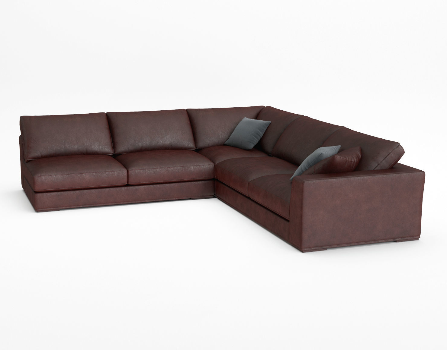 Longhi Alfred Sectional Sofa 3D model_1