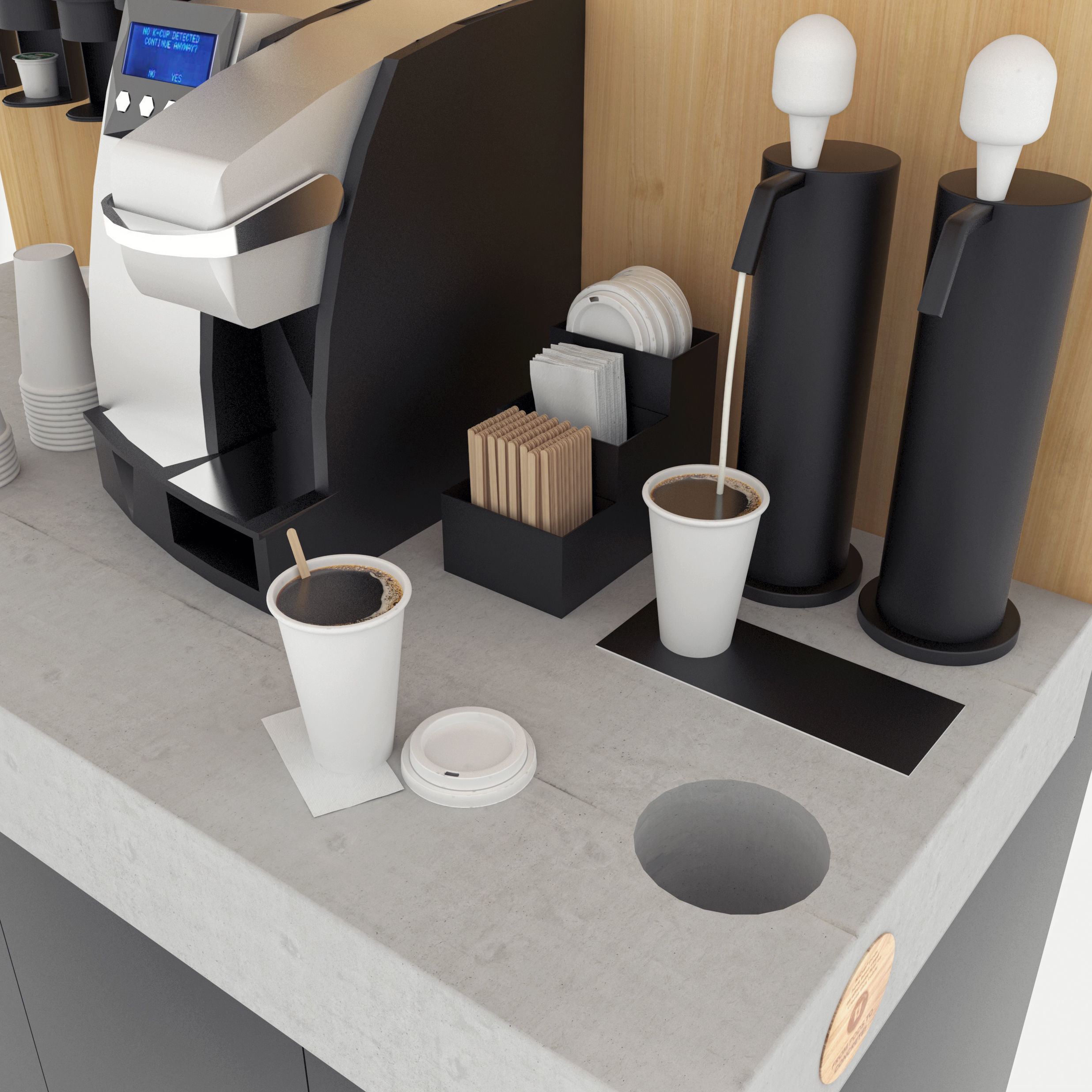 Keurig Pod Stop 1 3D model_1