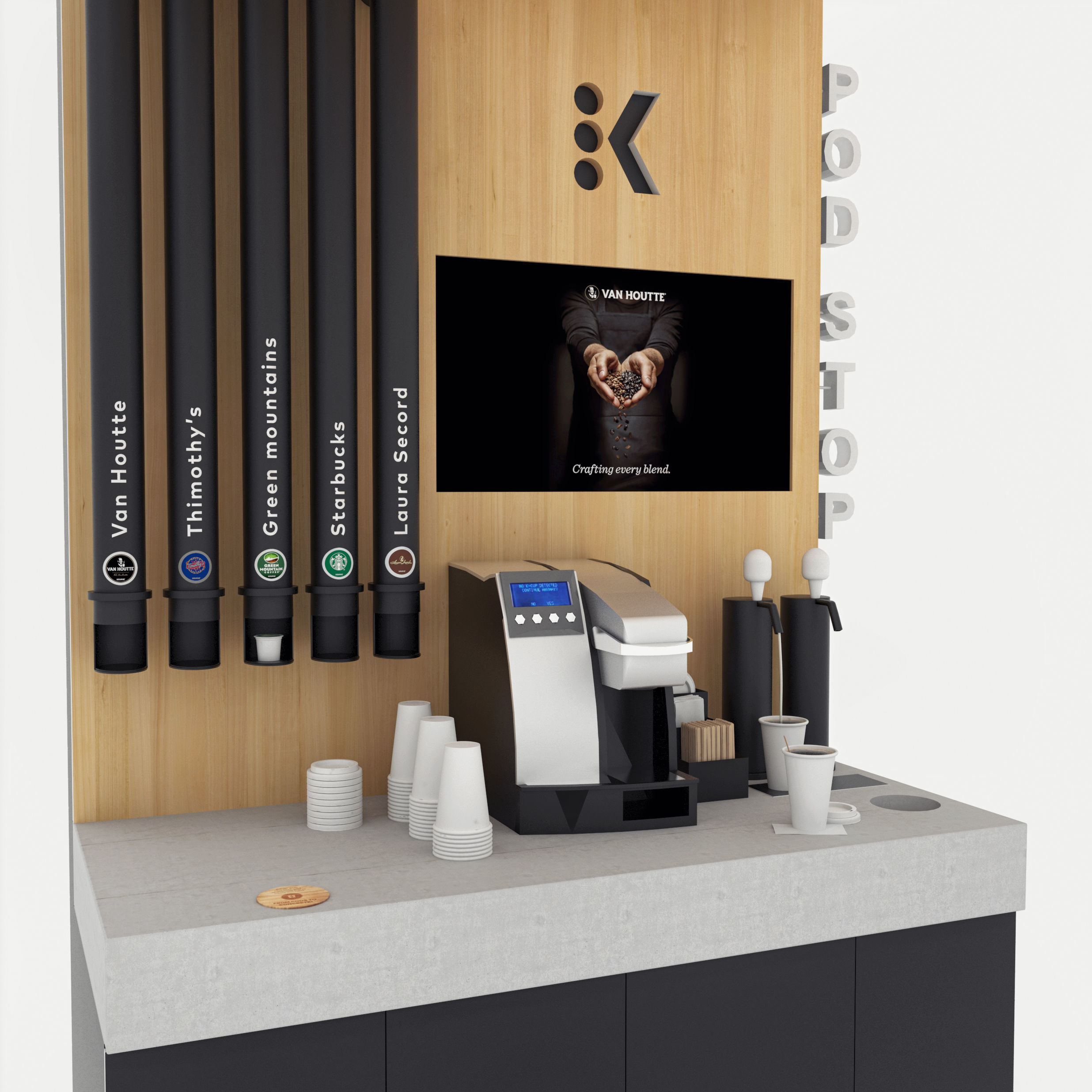 Keurig Pod Stop 1 3D model_2