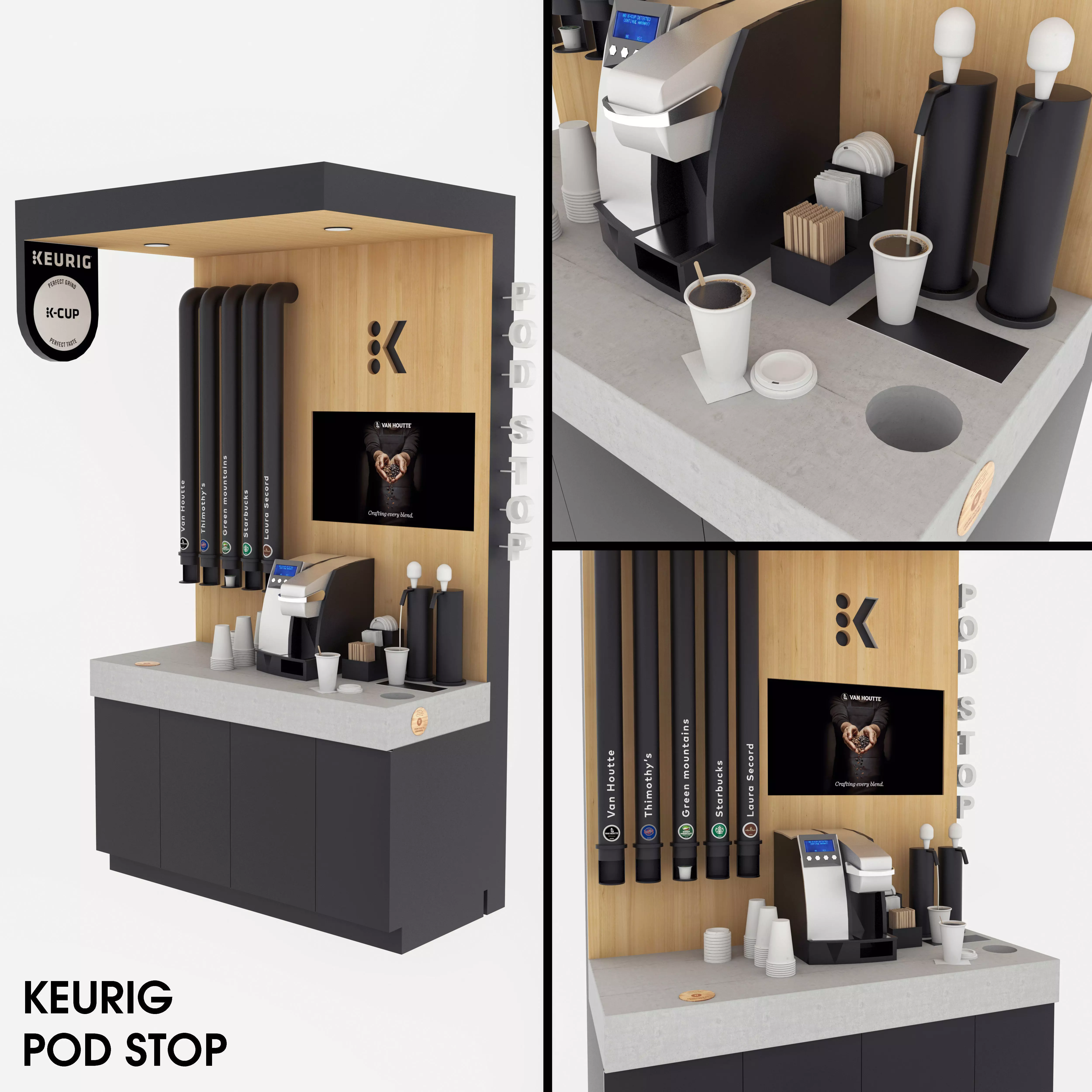 Keurig Pod Stop 1 3D model_0