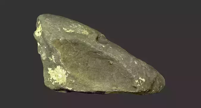 Low poly rock 3D model Low-poly 3D model