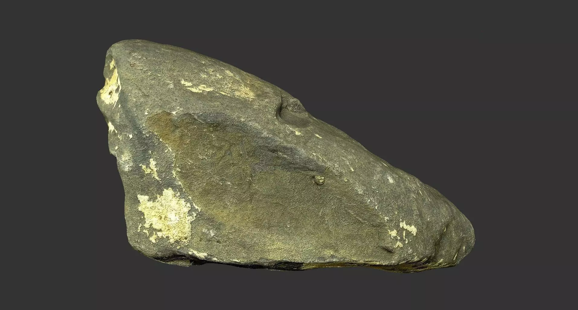 Low poly rock 3D model Low-poly 3D model_0