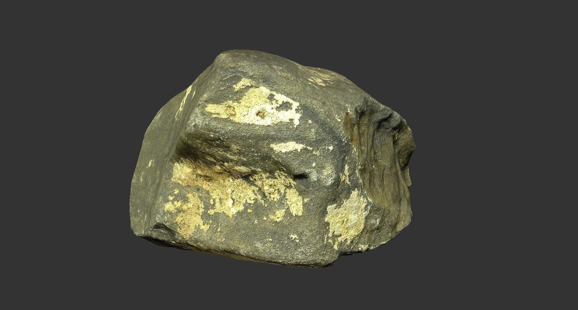 Low poly rock 3D model Low-poly 3D model_3