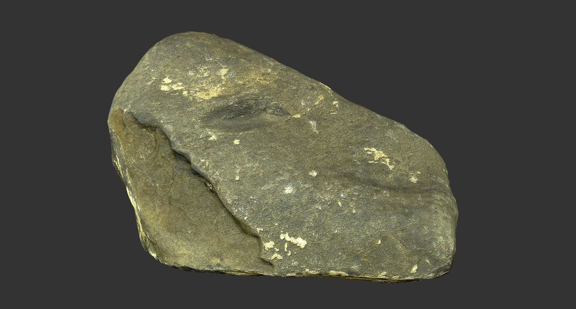 Low poly rock 3D model Low-poly 3D model_4