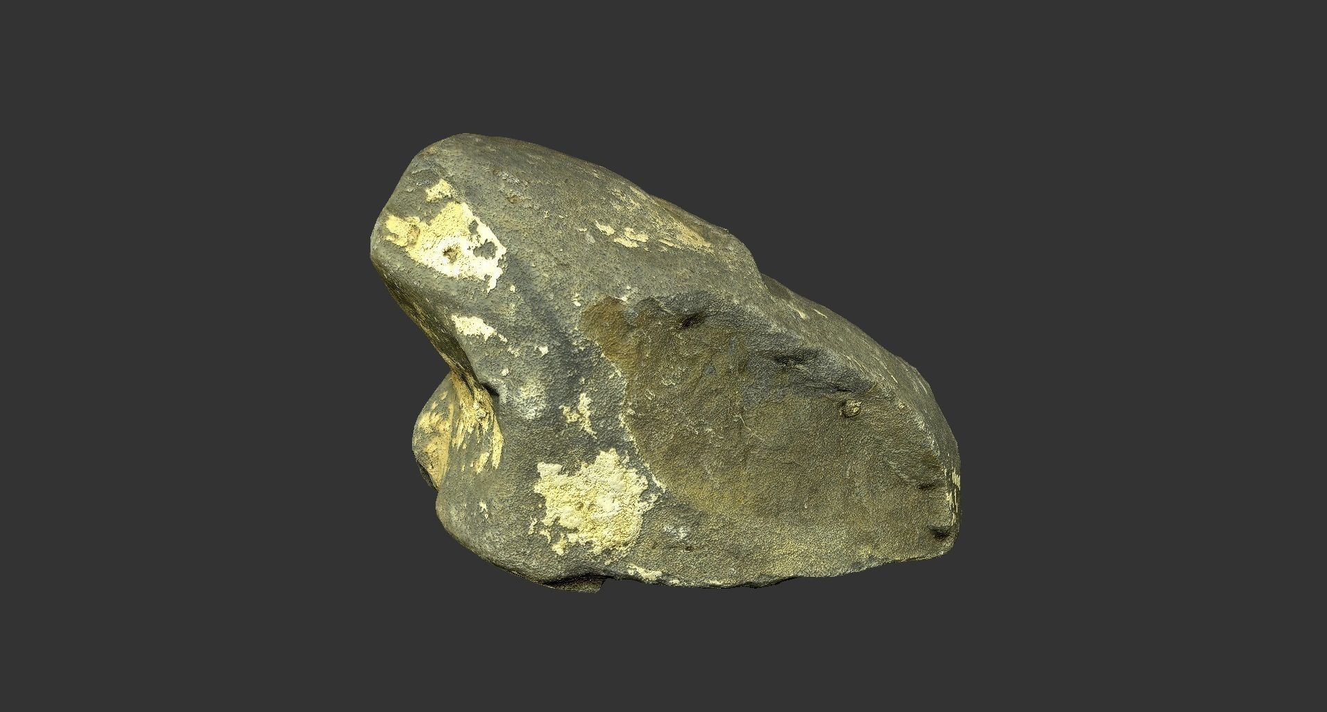 Low poly rock 3D model Low-poly 3D model_2