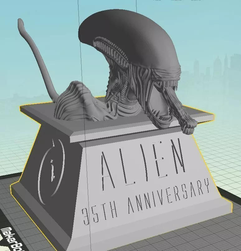 Alien 35th Anniversary Bust Free 3D print model
