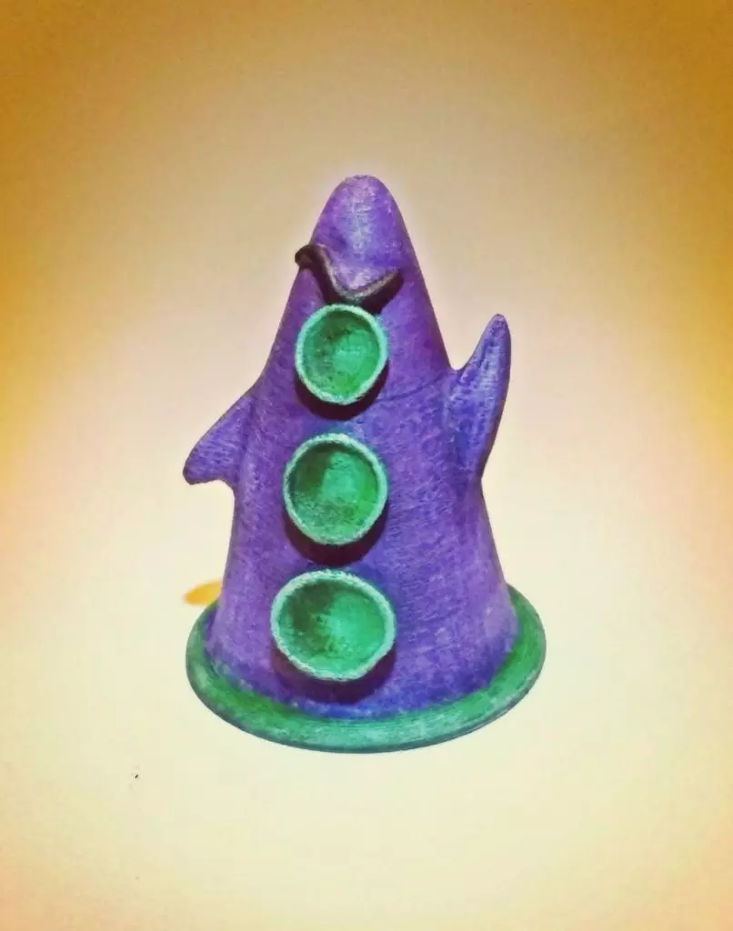 Purple Tentacle Hi Res 17mb Free 3D print model