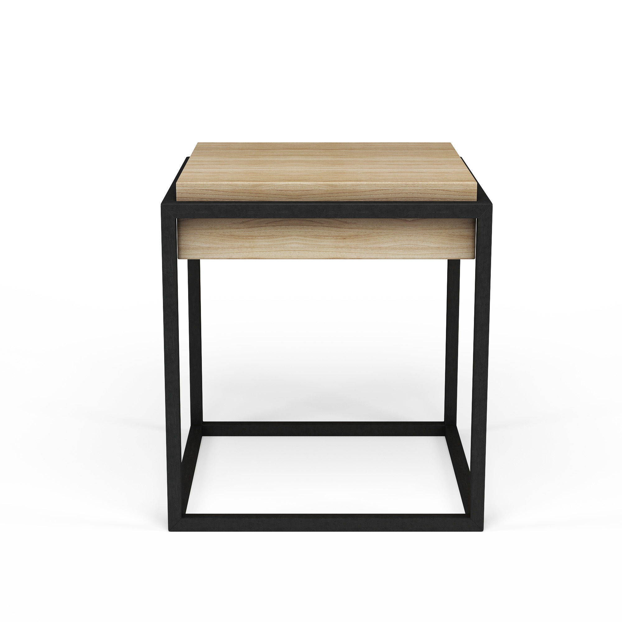 Modern Nightstand 3D model_1