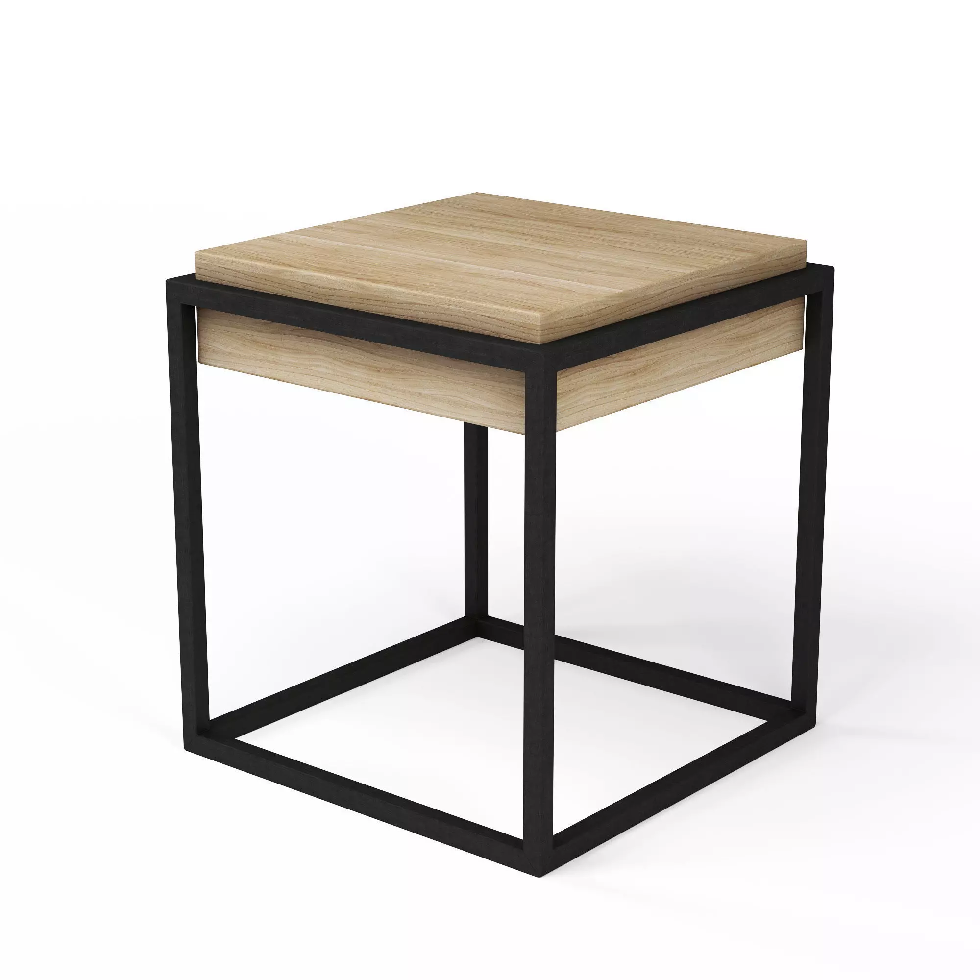 Modern Nightstand 3D model_0