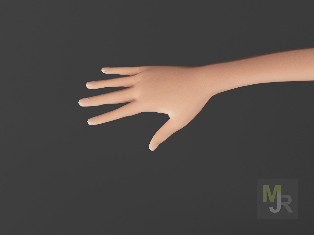 Female Toon Motion Pack Low-poly 3D model_25