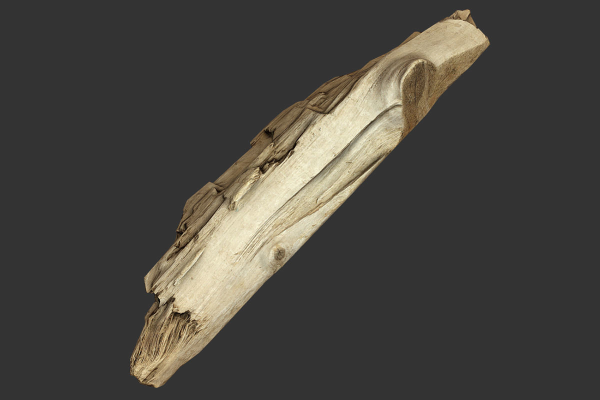 Broken Plank Low-poly 3D model_5