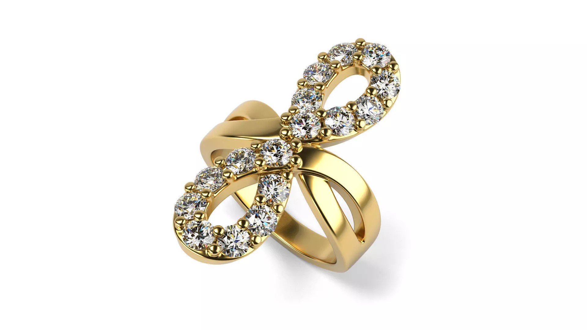 Infinity Ring 3D print model_0