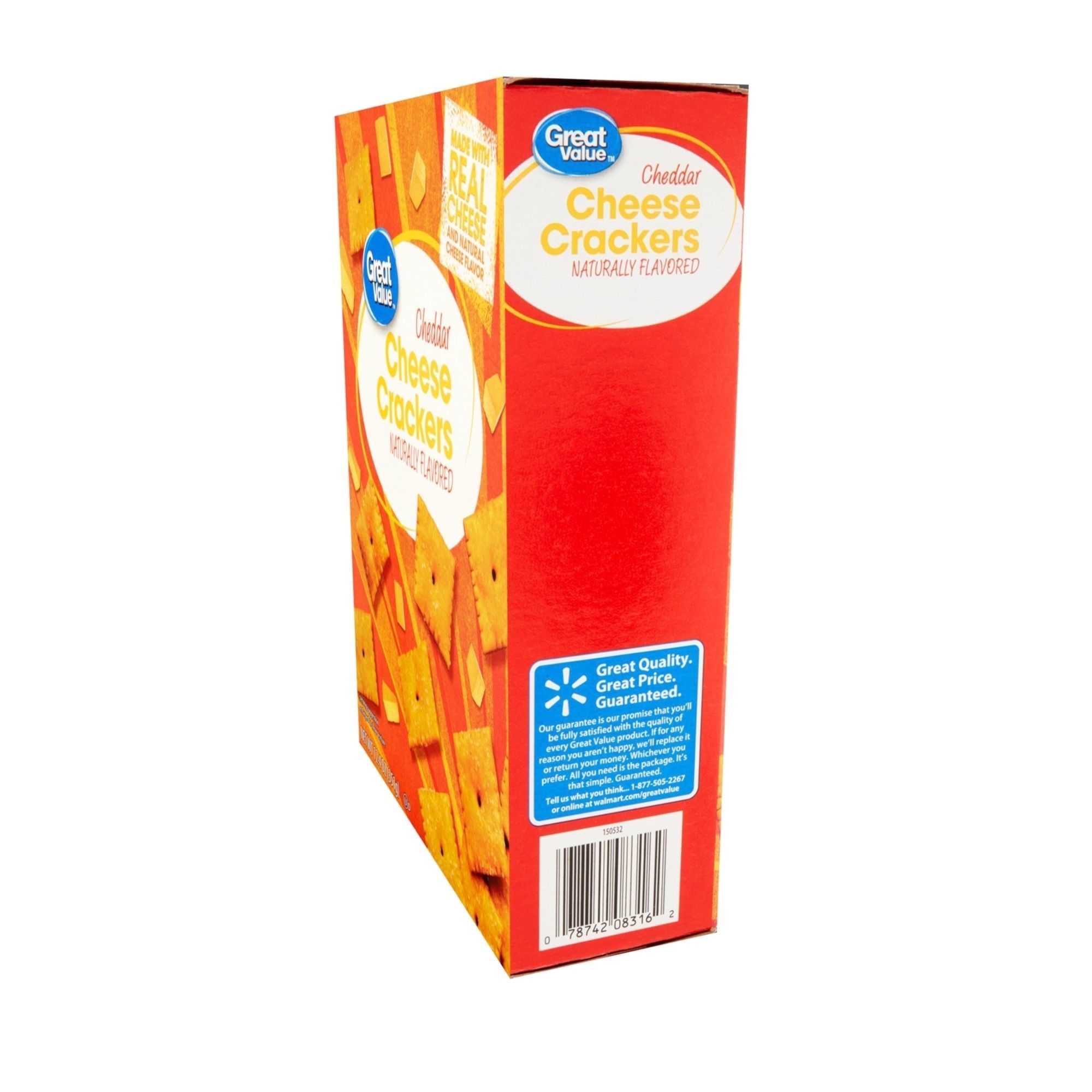 Great Value Cheddar Cheese Crackers 12 oz Low-poly 3D model_2