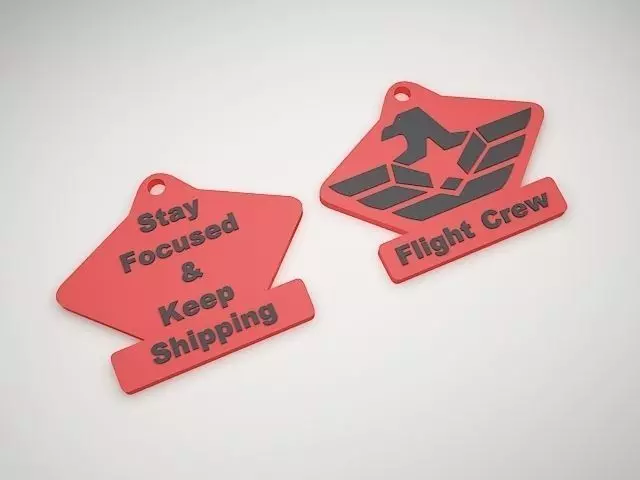 Bird Key Chain 3D print model