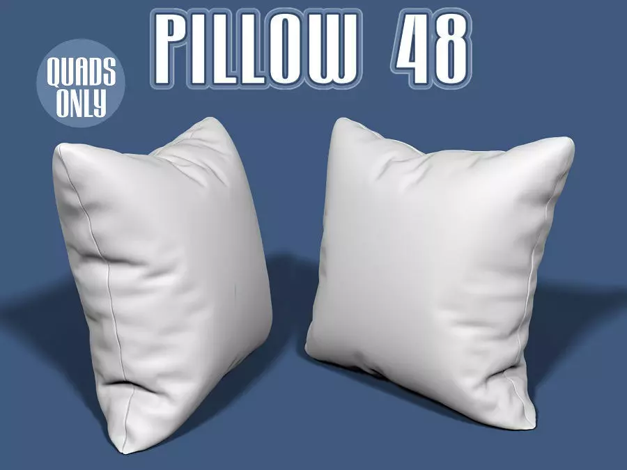 Pillow 48 3D model_0