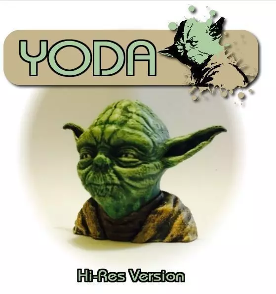 Yoda Bust Hi Res 56mb Free 3D print model_0