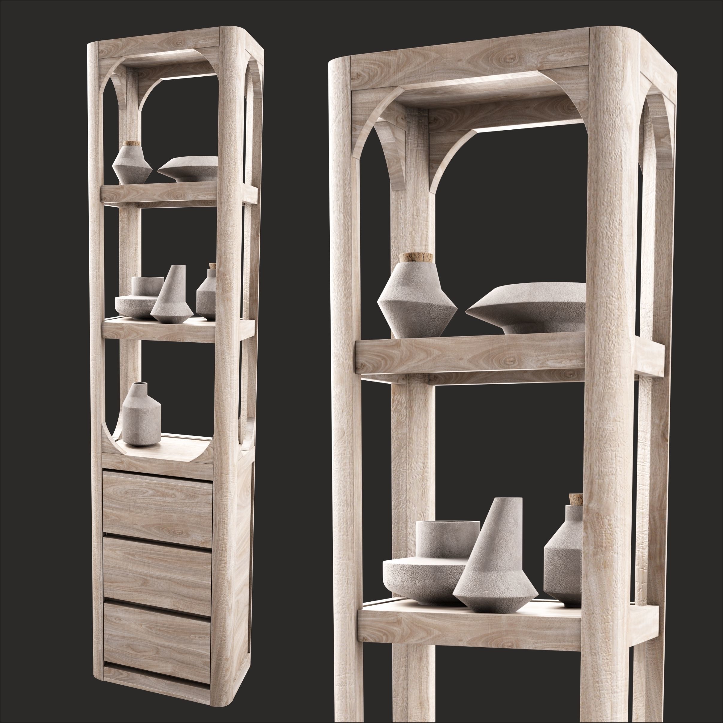 Collection artist vase 3D model_3