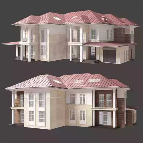 House2 house with roof