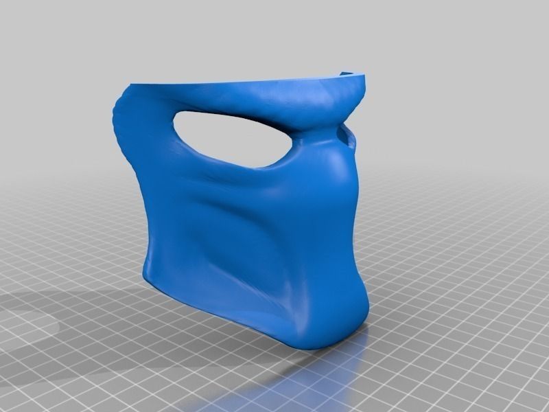 Predator Mask - HD Remix Free 3D print model_2