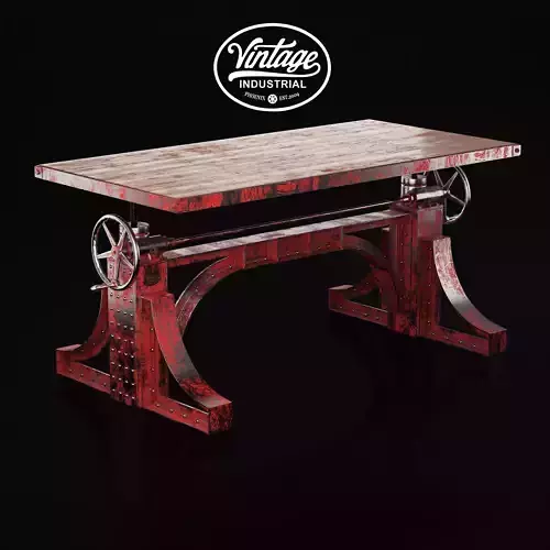 Hill-Bronx vintage industrial style dining table